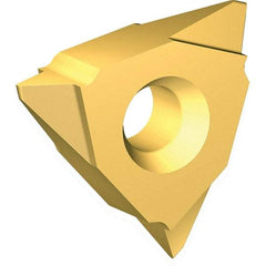 Vargus - 5VIR Internal Right Hand TR Laydown Threading Insert - Grade VKX, TiN Coated Carbide, 15.88mm Inscribed Circle - Apex Tool & Supply