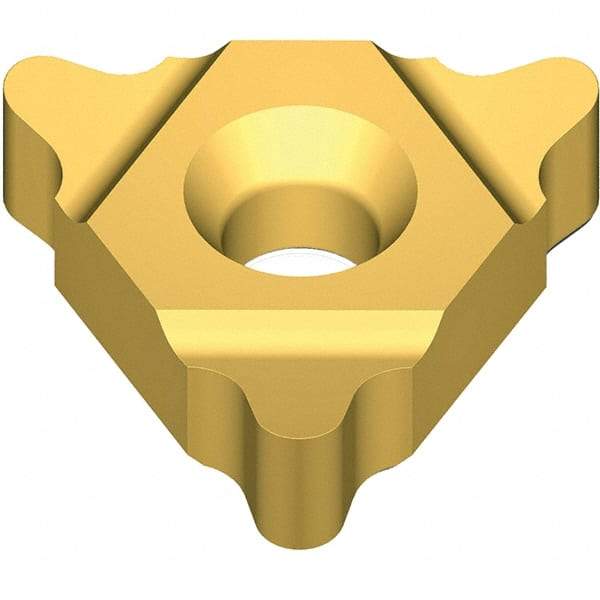 Vargus - 4UE External Left & Right Hand 3 STACME Laydown Threading Insert - Grade VKX, TiN Coated Carbide - Apex Tool & Supply
