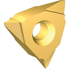 Vargus - 2VER External Right Hand ISO Laydown Threading Insert - Grade VKX, TiN Coated Carbide - Apex Tool & Supply