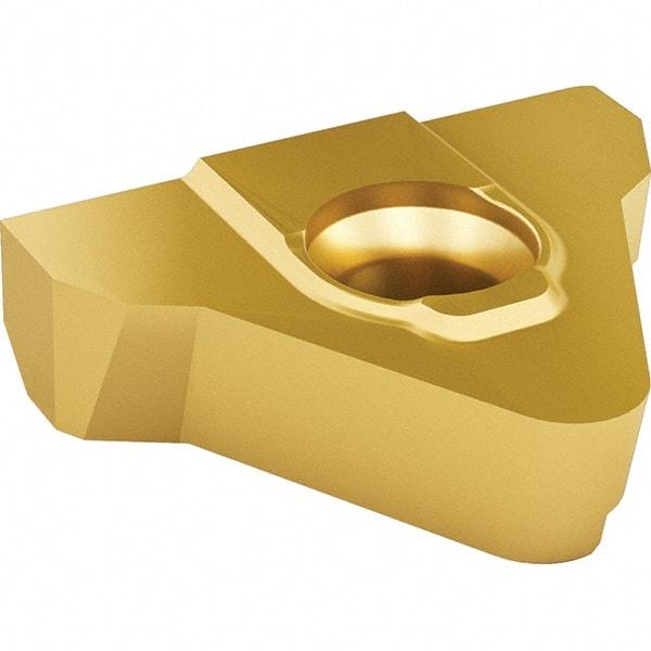 Vargus - 5MGIR Internal Right Hand ISO Laydown Threading Insert - Grade VKX, TiN Coated Carbide, 15.88mm Inscribed Circle - Apex Tool & Supply