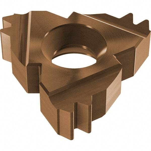 Vargus - 4FIR Internal Right Hand 10 APIRD Laydown Threading Insert - Grade VRX, AlTiN Coated Carbide - Apex Tool & Supply