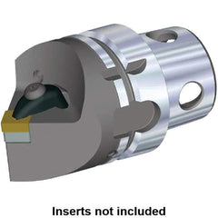 Kennametal - Insert Style SN.. 120408, SN.. 432, 70mm Head Length, Neutral Cut, Internal/External Modular Threading Cutting Unit Head - System Size KM4X63, Series Kenclamp - Apex Tool & Supply