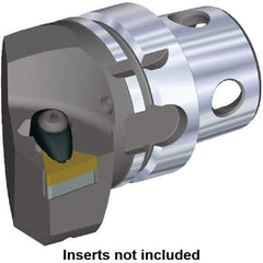 Kennametal - Insert Style TN.. 220408, TN.. 432, 70mm Head Length, Right Hand Cut, Internal/External Modular Threading Cutting Unit Head - System Size KM4X63, 43mm Center to Cutting Edge, Series Kenclamp - Apex Tool & Supply