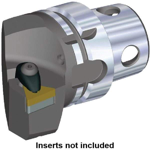 Kennametal - Insert Style TN.. 220408, TN.. 432, 70mm Head Length, Left Hand Cut, Internal/External Modular Threading Cutting Unit Head - System Size KM4X63, 43mm Center to Cutting Edge, Series Kenclamp - Apex Tool & Supply