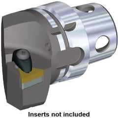 Kennametal - Insert Style TN.. 220408, TN.. 432, 70mm Head Length, Right Hand Cut, Internal/External Modular Threading Cutting Unit Head - System Size KM4X63, 43mm Center to Cutting Edge, Series Kenclamp - Apex Tool & Supply
