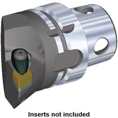 Kennametal - Insert Style DN.. 150608, DN.. 442, 70mm Head Length, Right Hand Cut, Internal/External Modular Threading Cutting Unit Head - System Size KM4X63, 43mm Center to Cutting Edge, Series Kenclamp - Apex Tool & Supply