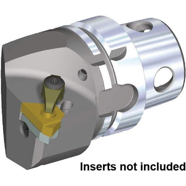 Kennametal - Insert Style LT 27NR, 70mm Head Length, Right Hand Cut, Internal Modular Threading Cutting Unit Head - System Size KM4X63, 43mm Center to Cutting Edge, Series KM4X - Apex Tool & Supply