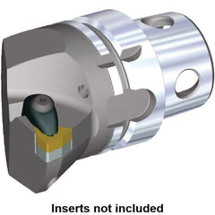 Kennametal - Insert Style WN.. 080408, WN.. 432, 70mm Head Length, Right Hand Cut, Internal/External Modular Threading Cutting Unit Head - System Size KM4X63, 43mm Center to Cutting Edge, Series Kenclamp - Apex Tool & Supply