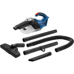 Bosch - Cordless Battery Vacuum Cleaner - 18 Volts, 6.3 Amps, 113 Watts, 2.9 Lb, Accessories Included - Apex Tool & Supply