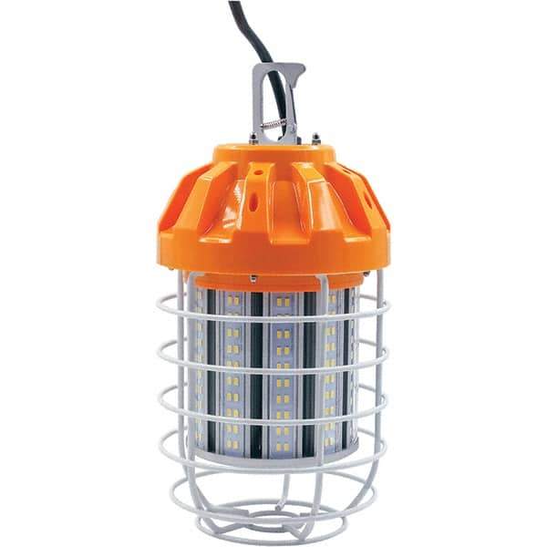 Eiko Global - 1 Socket, 16 Conductor, 120 VAC, 80 Watt, Temporary String Light - 5' SJTW-A Cord, Metal - Apex Tool & Supply