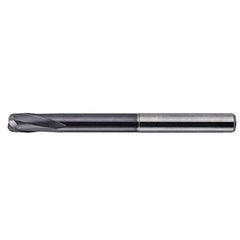 Kennametal - 2mm, 2 Flute, Single End, Solid Carbide, 0.3mm Corner Radius End Mill - 70mm OAL, 20° Helix, Right Hand Flute, 2mm LOC, Right Hand Cut, 17.5mm Extended Reach - Apex Tool & Supply