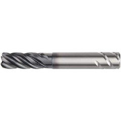 Kennametal - 20mm, 5 Flute, Single End, Solid Carbide, 6mm Corner Radius End Mill - 115mm OAL, 38° Helix, Right Hand Flute, 38mm LOC, Right Hand Cut, 60mm Extended Reach - Apex Tool & Supply