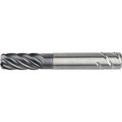 Kennametal - 20mm, 6 Flute, Single End, Solid Carbide, 6mm Corner Radius End Mill - 115mm OAL, 38° Helix, Right Hand Flute, 38mm LOC, Right Hand Cut, 60mm Extended Reach - Apex Tool & Supply