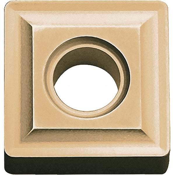 Kyocera - SNMG321 Grade CA025P Carbide Turning Insert - TiCN/Al2O3/TiN Finish, 90° Square, 3/8" Inscr Circle, 1/8" Thick, 1/64" Corner Radius - Apex Tool & Supply