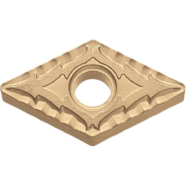 Kyocera - DNMG432 CQ Grade CA025P Carbide Turning Insert - TiCN/Al2O3/TiN Finish, 55° Diamond, 1/2" Inscr Circle, 3/16" Thick, 1/32" Corner Radius - Apex Tool & Supply