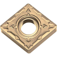 Kyocera - CNMG431 WP Grade CA025P Carbide Turning Insert - TiCN/Al2O3/TiN Finish, 80° Diamond, 1/2" Inscr Circle, 3/16" Thick, 1/64" Corner Radius - Apex Tool & Supply