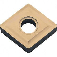 Kyocera - CNMG643 Grade CA025P Carbide Turning Insert - TiCN/Al2O3/TiN Finish, 80° Diamond, 3/4" Inscr Circle, 1/4" Thick, 3/64" Corner Radius - Apex Tool & Supply