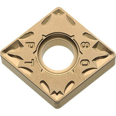 Kyocera - CNMG544 PT Grade CA025P Carbide Turning Insert - TiCN/Al2O3/TiN Finish, 80° Diamond, 5/8" Inscr Circle, 1/4" Thick, 1/16" Corner Radius - Apex Tool & Supply