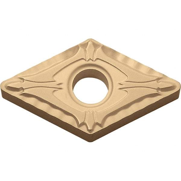 Kyocera - DNMG431 XP Grade CA025P Carbide Turning Insert - TiCN/Al2O3/TiN Finish, 55° Diamond, 1/2" Inscr Circle, 3/16" Thick, 1/64" Corner Radius - Apex Tool & Supply