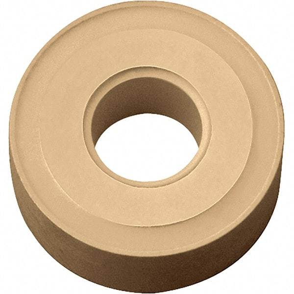 Kyocera - RNMG43 Grade CA025P Carbide Turning Insert - TiCN/Al2O3/TiN Finish, Round, 1/2" Inscr Circle, 3/16" Thick, 0" Corner Radius - Apex Tool & Supply