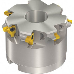 Vargus - 48mm Cut Diam, 300mm Max Hole Depth, 22mm Shank Diam, Internal/External Indexable Thread Mill - Insert Style 3LI, 3/8" Insert Size, 5 Inserts, Toolholder Style TM SC-D, 40mm OAL - Apex Tool & Supply