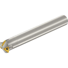 Vargus - 31mm Cut Diam, 115mm Max Hole Depth, 25mm Shank Diam, Internal/External Indexable Thread Mill - Insert Style 2UI, 1/4" Insert Size, 4 Inserts, Toolholder Style TM SC C, 196mm OAL - Apex Tool & Supply