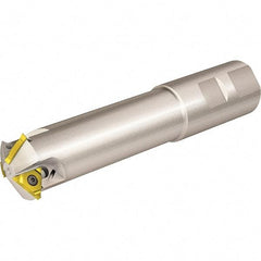 Vargus - 36.5mm Cut Diam, 95mm Max Hole Depth, 32mm Shank Diam, Internal/External Indexable Thread Mill - Insert Style 3UI, 3/8" Insert Size, 3 Inserts, Toolholder Style TM SC W, 166mm OAL - Apex Tool & Supply