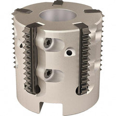 Vargus - 35.9mm Cut Diam, 200mm Max Hole Depth, 16mm Shank Diam, Internal/External Indexable Thread Mill - Insert Style R25, 5 Inserts, Toolholder Style RTMC-D, 33.5mm OAL - Apex Tool & Supply