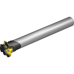 Vargus - 26.4mm Cut Diam, 105mm Max Hole Depth, 20mm Shank Diam, Internal/External Indexable Thread Mill - Insert Style 3LI, 3/8" Insert Size, 2 Inserts, Toolholder Style CTM SC, 175mm OAL - Apex Tool & Supply