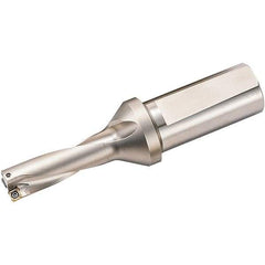 Kyocera - 2.952" Max Drill Depth, 3xD, 0.984" Diam, Indexable Insert Drill - 2 Inserts, 1" Shank Diam, Weldon Shank - Apex Tool & Supply