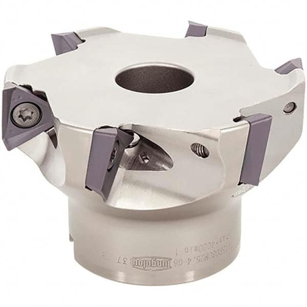 Tungaloy - 4" Cut Diam, 1-1/2" Arbor Hole Diam, Indexable Square-Shoulder Face Mill - Apex Tool & Supply