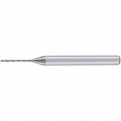 Tungaloy - 0.11mm, 140° Point, Solid Carbide Micro Drill Bit - Apex Tool & Supply