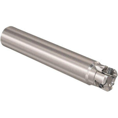 Seco - 32mm Cut Diam, 12mm Max Depth of Cut, 32mm Shank Diam, 195mm OAL, Indexable Square Shoulder Slot Milling End Mill - LOEX12 Inserts, Straight Shank, 90° Lead Angle, Through Coolant, Series 217.94-12 - Apex Tool & Supply