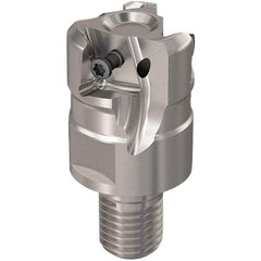Seco - 32mm Cut Diam, 12mm Max Depth of Cut, 16mm Shank Diam, 40mm OAL, Indexable Square Shoulder Slot Milling End Mill - LOEX12 Inserts, M16 Modular Connection, 90° Lead Angle, Through Coolant, Series 217.94-12 - Apex Tool & Supply