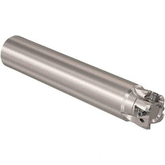 Seco - 1-1/2" Cut Diam, 13mm Max Depth of Cut, 1-1/2" Shank Diam, 210mm OAL, Indexable Square Shoulder Slot Milling End Mill - LOEX12 Inserts, Straight Shank, 90° Lead Angle, Through Coolant, Series 217.94-12 - Apex Tool & Supply