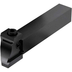 Seco - Tool Block Style 150.10-JETI, 15.49mm Blade Height, 81mm OAL, 16mm OAH, Indexable Cutoff Blade Tool Block - 16mm Shank Width, Through Coolant - Apex Tool & Supply