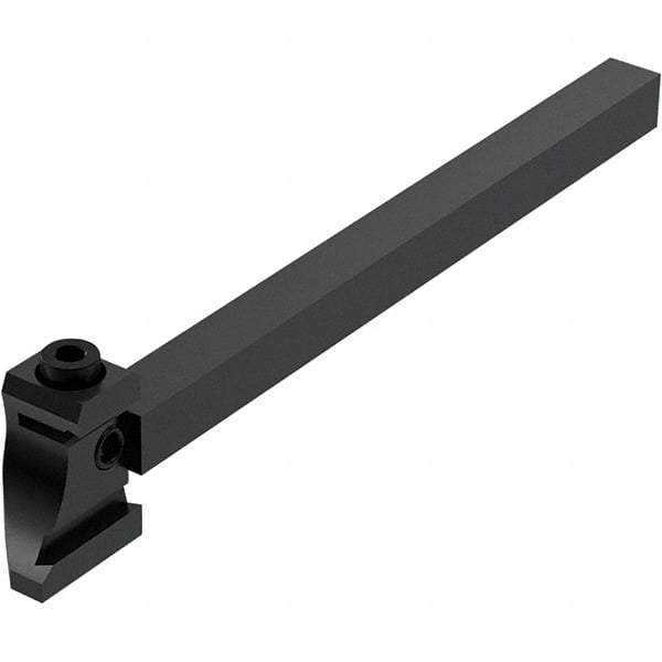 Seco - Tool Block Style 150.10-JETI, 15.49mm Blade Height, 136mm OAL, 10mm OAH, Indexable Cutoff Blade Tool Block - 10mm Shank Width, Through Coolant - Apex Tool & Supply