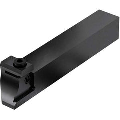 Seco - Tool Block Style 150.10-JETI, 15.49mm Blade Height, 80.3mm OAL, 3/4" OAH, Indexable Cutoff Blade Tool Block - 0.75mm Shank Height, 3/4" Shank Width, Through Coolant - Apex Tool & Supply