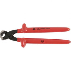 Wiha - 10" OAL, 4 AWG Capacity, Standard End Nipper - Apex Tool & Supply
