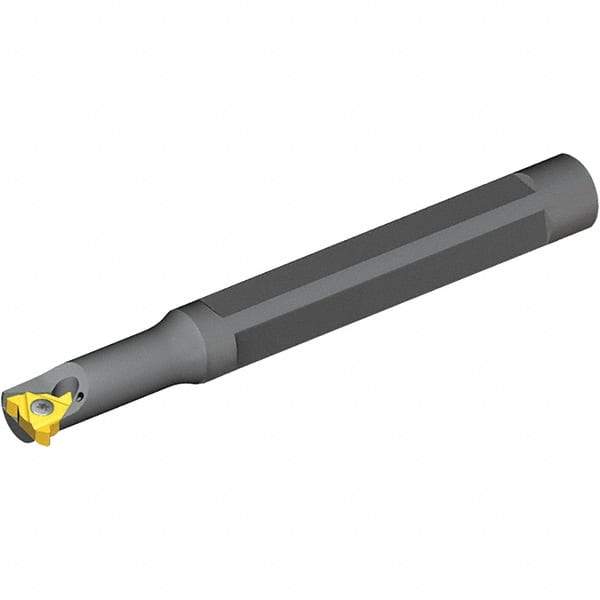 Vargus - Internal Thread, Right Hand Cut, 3/8" Shank Width x 0.36" Shank Height Indexable Threading Toolholder - 3.23" OAL, 6.0KIR Insert Compatibility, SNVRC Toolholder, Series Mini 3 - Apex Tool & Supply
