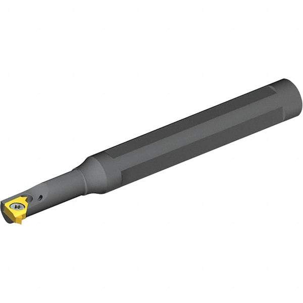 Vargus - Internal Thread, Right Hand Cut, 3/8" Shank Width x 0.36" Shank Height Indexable Threading Toolholder - 3.82" OAL, 5LKIR Insert Compatibility, BNVRC Toolholder, Series Mini L - Apex Tool & Supply