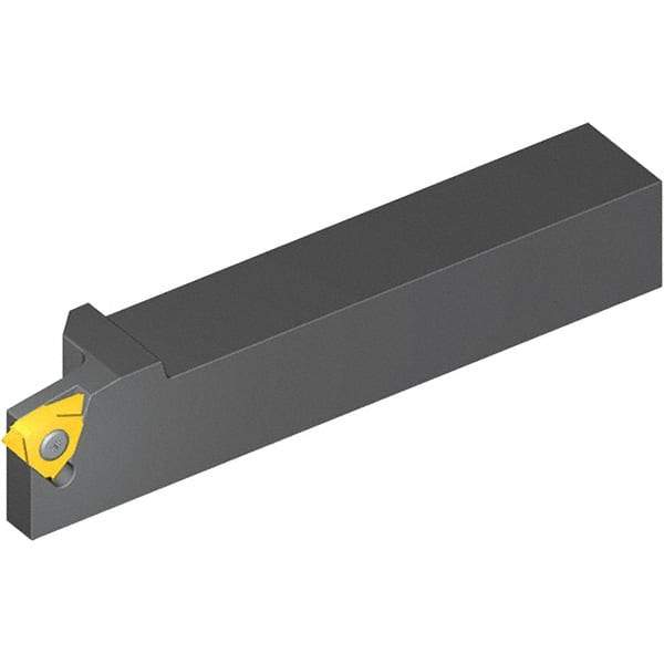 Vargus - External Thread, Right Hand Cut, 5/8" Shank Width x 5/8" Shank Height Indexable Threading Toolholder - 4" OAL, 3VER Insert Compatibility, NL Toolholder, Series Slim Throat - Apex Tool & Supply