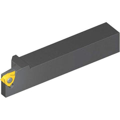 Vargus - External Thread, Right Hand Cut, 1/2" Shank Width x 1/2" Shank Height Indexable Threading Toolholder - 3.15" OAL, 2VER Insert Compatibility, NL Toolholder, Series Slim Throat - Apex Tool & Supply
