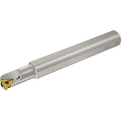 Vargus - Internal Thread, Right Hand Cut, 50mm Shank Width x 45mm Shank Height Indexable Threading Toolholder - 350mm OAL, 4FIR Insert Compatibility, AVRC Toolholder, Series F Style - Apex Tool & Supply