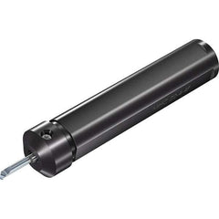 Vargus - Internal Thread, Neutral Cut, 7/8" Shank Width x 7/8" Shank Height Indexable Threading Toolholder - 3.29" OAL, M5/MS5 Insert Compatibility, MHC Toolholder, Series Microscope Round 4 Flats - Apex Tool & Supply