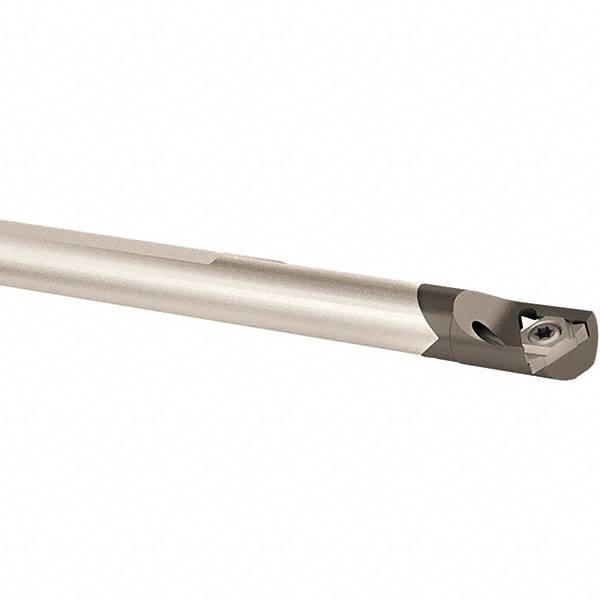 Vargus - Internal Thread, Left Hand Cut, 8mm Shank Width x 7mm Shank Height Indexable Threading Toolholder - 125mm OAL, 4.0KIL Insert Compatibility, CNVRC Toolholder, Series Mini 3 - Apex Tool & Supply