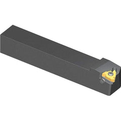 Vargus - External Thread, Left Hand Cut, 1/2" Shank Width x 1/2" Shank Height Indexable Threading Toolholder - 3.27" OAL, 3EL Insert Compatibility, NL Toolholder, Series Slim Throat - Apex Tool & Supply