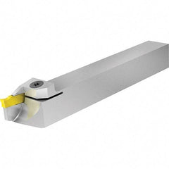 Vargus - External Thread, Left Hand Cut, 5/8" Shank Width x 5/8" Shank Height Indexable Threading Toolholder - 5" OAL, VGD3.0ER Insert Compatibility, VGE Toolholder, Series VG-Cut - Apex Tool & Supply