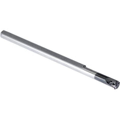 Vargus - Internal Thread, Left Hand Cut, 1/4" Shank Width x 0.2" Shank Height Indexable Threading Toolholder - 4" OAL, 4.0KIL Insert Compatibility, CNVRC Toolholder, Series Mini 3 - Apex Tool & Supply