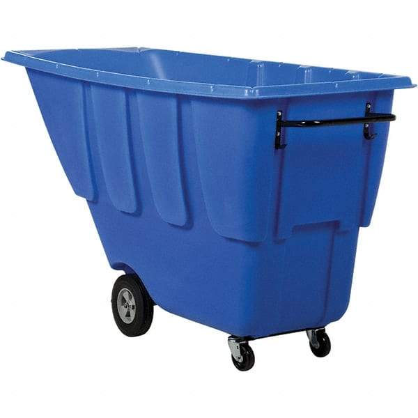 Vestil - 850 Lb Load Capacity, Polyethylene Tilt Truck - 32" Wide x 73" Long x 42" High - Apex Tool & Supply